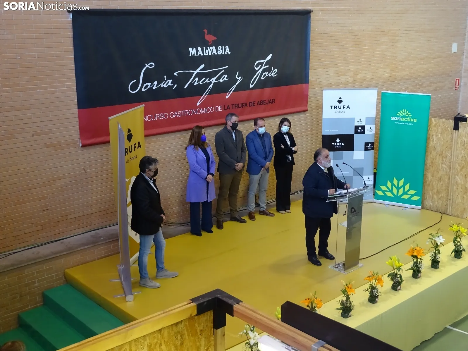 Una imagen de la apertura de la feria hoy. /SN