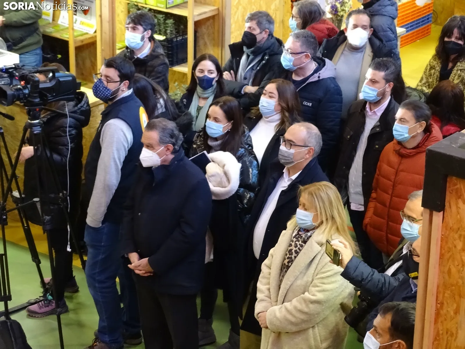 Una imagen de la apertura de la feria hoy. /SN