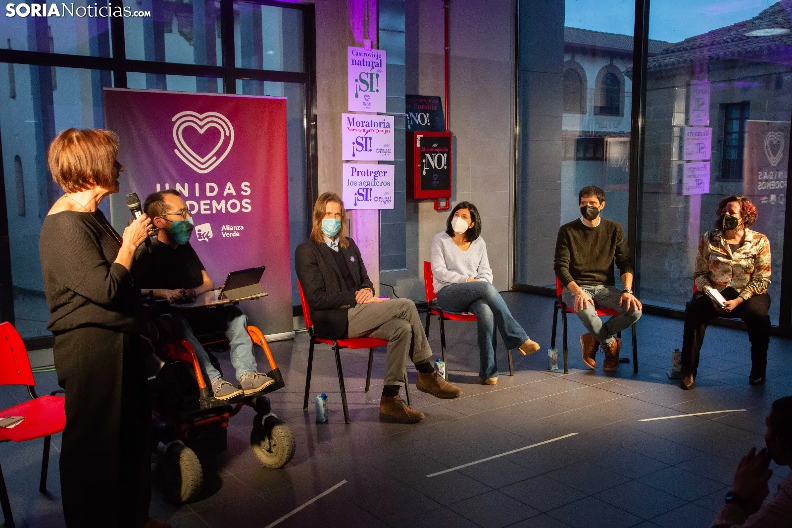 Campaña de Unidas Podemos en Soria / María Ferrer
