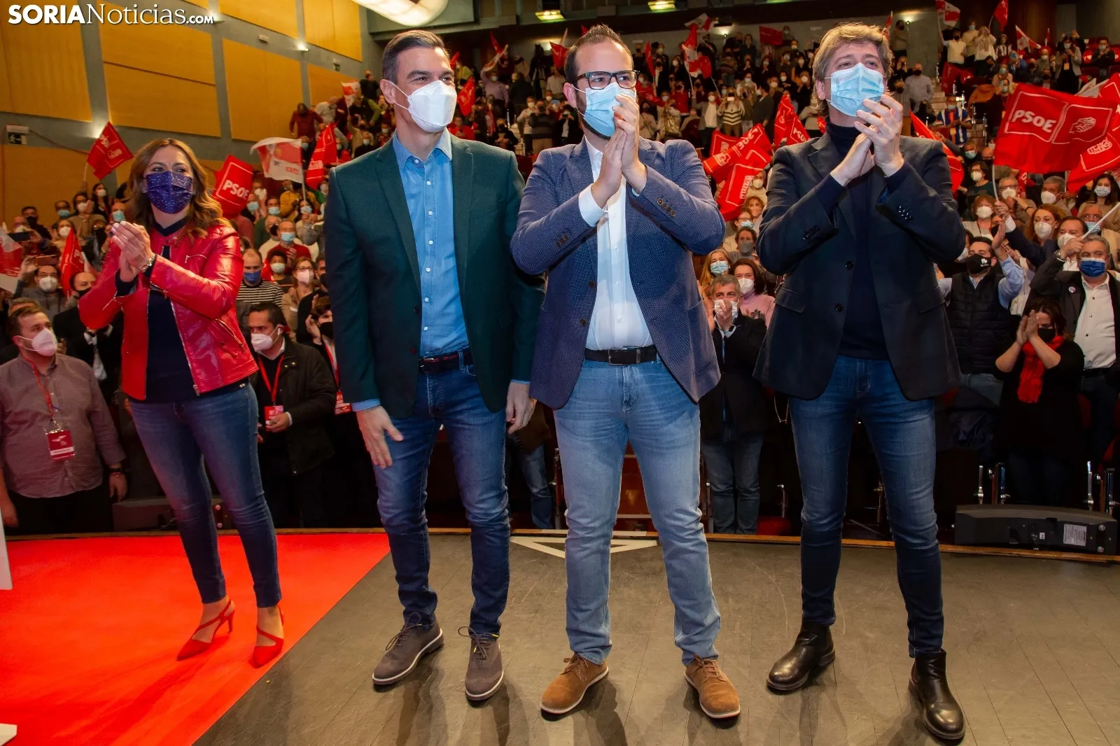 Foto 11 - El llenazo del PSOE en Soria con Pedro S&aacute;nchez, en im&aacute;genes