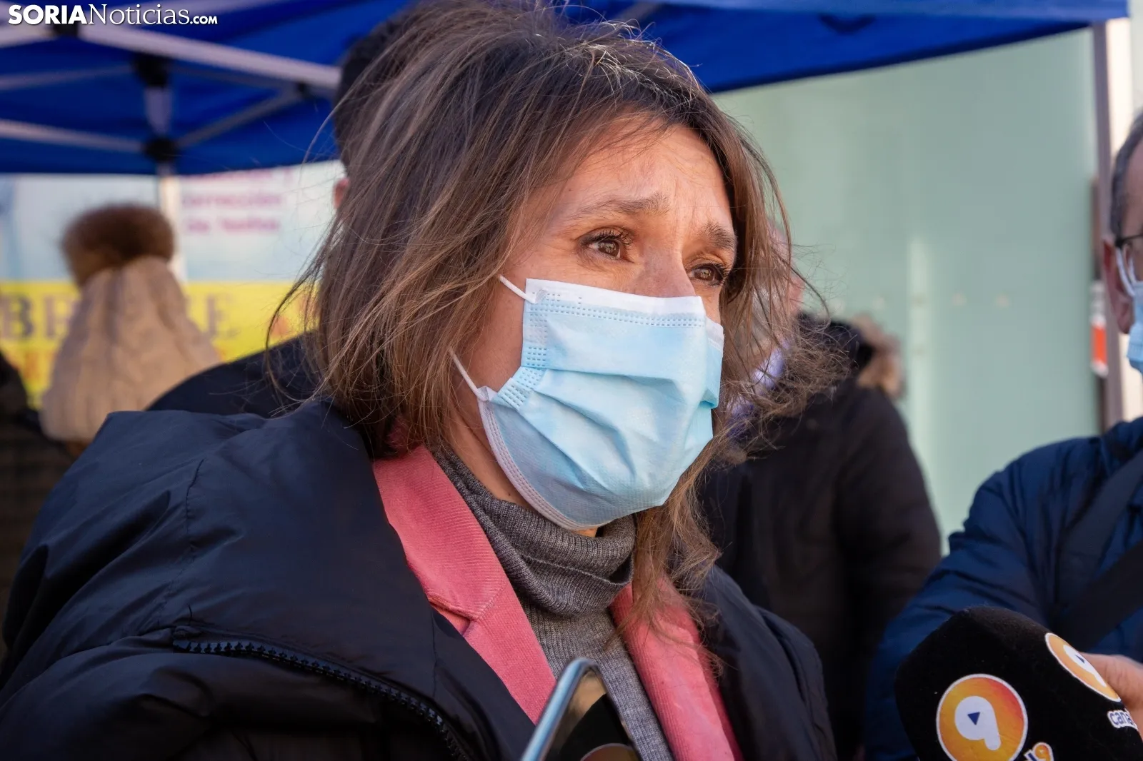 El PP hace campaña en Soria capital. /María Ferrer