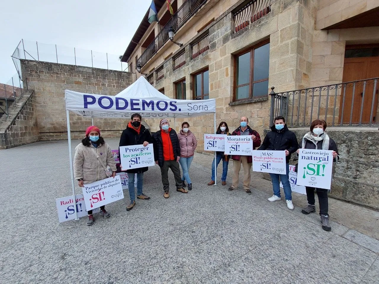 Podemos en la comarca de Pinares.