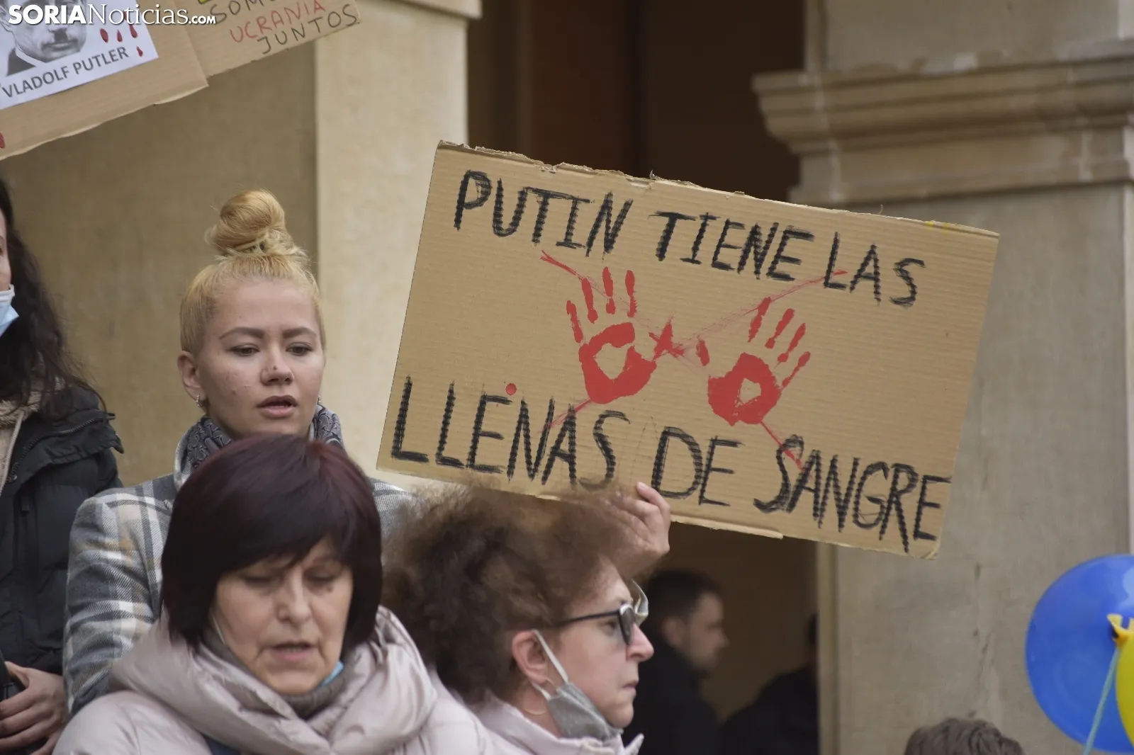 Manifestación contra la guerra en Ucrania