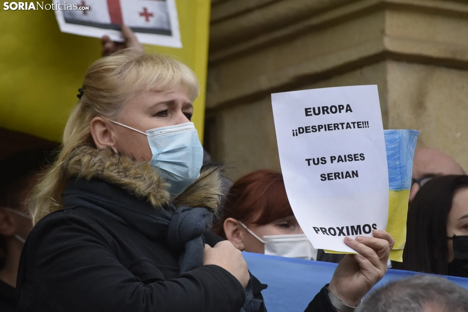 Manifestación contra la guerra en Ucrania
