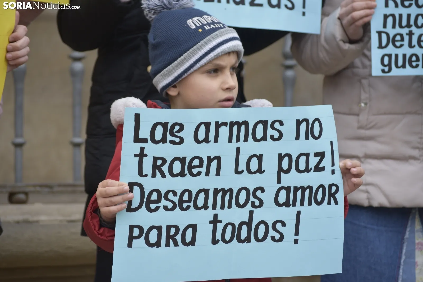 Manifestación contra la guerra en Ucrania