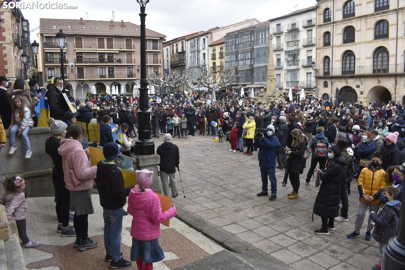 Manifestación contra la guerra en Ucrania