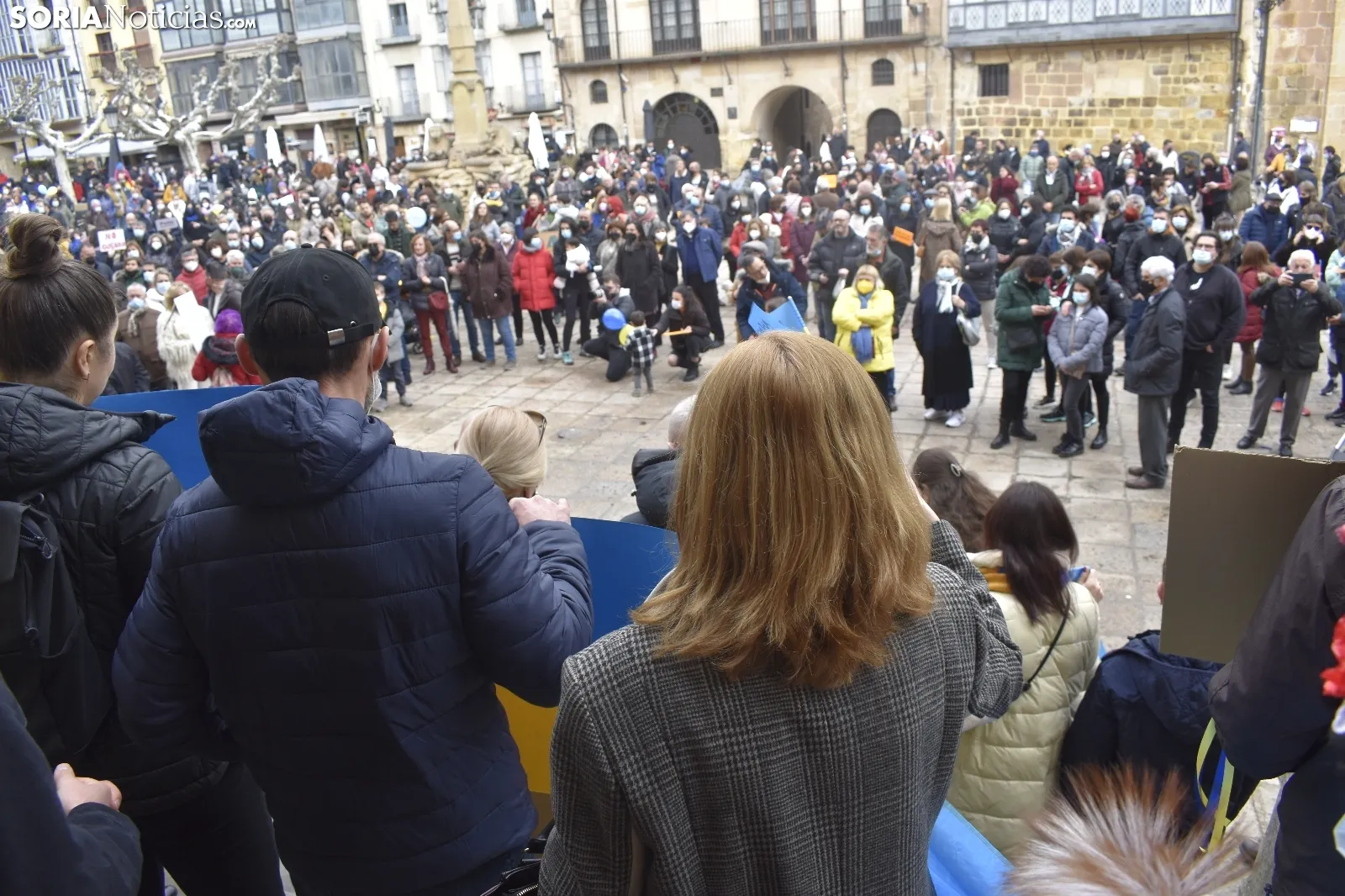 Manifestación contra la guerra en Ucrania