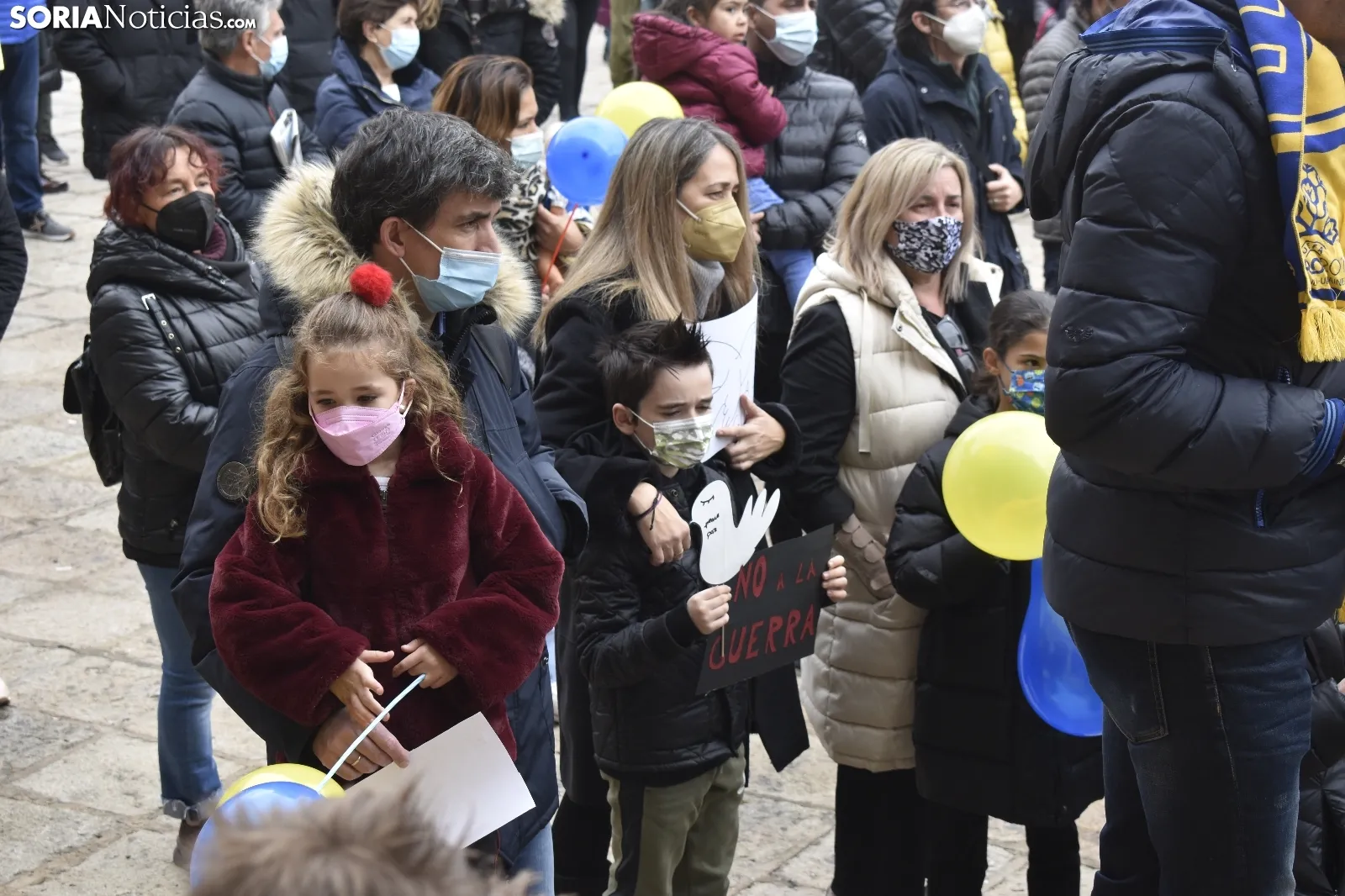 Manifestación contra la guerra en Ucrania