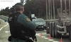 Un agente de la Guardia Civil en un control de carretera en Soria. /María Ferrer