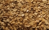 Astillas de madera como combustible de biomasa. 
