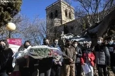 Una imagen de la ofrenda floral. /Julián García