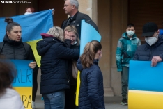 Foto 6 - Al grito de “No a la guerra” cerca de 400 sorianos han mostrado su apoyo a Ucrania