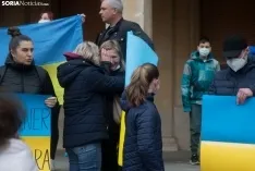 Foto 6 - Al grito de &ldquo;No a la guerra&rdquo; cerca de 400 sorianos han mostrado su apoyo a Ucrania