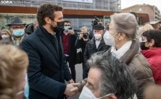 Foto 5 - El silencioso paseo de Casado en Soria