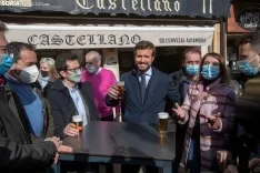 Foto 3 - El silencioso paseo de Casado en Soria