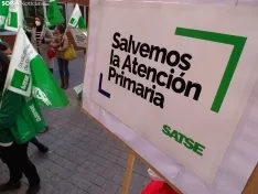 Una imagen de la concentración hoy. /SN
