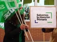 Una imagen de la concentración hoy. /SN