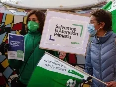 Una imagen de la concentración hoy. /SN