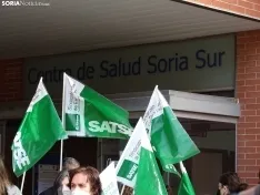 Una imagen de la concentración hoy. /SN