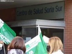 Una imagen de la concentración hoy. /SN