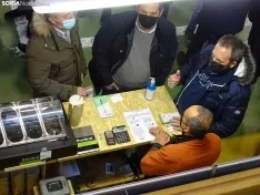 Una imagen de la apertura de la feria hoy. /SN
