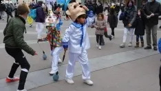 Desfile de Gigantes y Cabezudos en Soria por Carnaval.