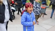 Desfile de Gigantes y Cabezudos en Soria por Carnaval.