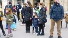 Desfile de Gigantes y Cabezudos en Soria por Carnaval.