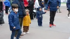 Desfile de Gigantes y Cabezudos en Soria por Carnaval.