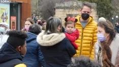Desfile de Gigantes y Cabezudos en Soria por Carnaval.