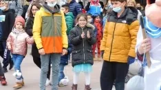 Desfile de Gigantes y Cabezudos en Soria por Carnaval.