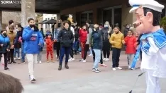 Desfile de Gigantes y Cabezudos en Soria por Carnaval.