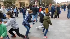 Desfile de Gigantes y Cabezudos en Soria por Carnaval.