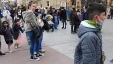 Desfile de Gigantes y Cabezudos en Soria por Carnaval.