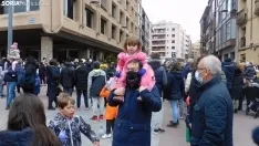 Desfile de Gigantes y Cabezudos en Soria por Carnaval.