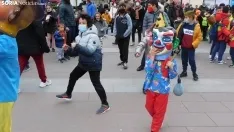 Desfile de Gigantes y Cabezudos en Soria por Carnaval.