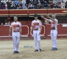 Una imagen del festejo. /Santos GG