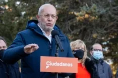 Francisco Igea en su entrevista con Soria Noticias tras un acto de Ciudadanos en la Dehesa. María Ferrer