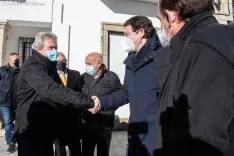 Mañueco ha visitado San Leonardo de Yagüe y Cabrejas del Pinar. 