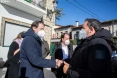 Mañueco ha visitado San Leonardo de Yagüe y Cabrejas del Pinar. 