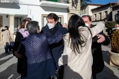 Mañueco ha visitado San Leonardo de Yagüe y Cabrejas del Pinar. 