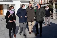 Mañueco ha visitado San Leonardo de Yagüe y Cabrejas del Pinar. 