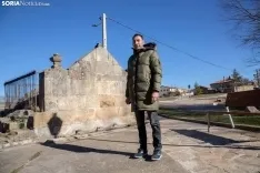 Miguel Broto posa en Fuentecantos. /María Ferrer