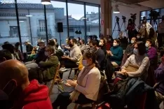Campaña de Unidas Podemos en Soria / María Ferrer