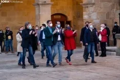 Foto 4 - El llenazo del PSOE en Soria con Pedro S&aacute;nchez, en im&aacute;genes