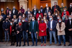 Foto 6 - El llenazo del PSOE en Soria con Pedro Sánchez, en imágenes