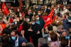 Foto 9 - El llenazo del PSOE en Soria con Pedro S&aacute;nchez, en im&aacute;genes