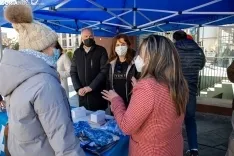 El PP hace campaña en Soria capital. /María Ferrer