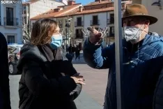 El PP hace campaña en Soria capital. /María Ferrer
