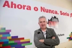 Ángel Ceña, candidato de la Soria Ya, en su entrevista con Soria Noticias. 